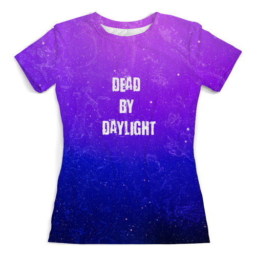 Заказать женскую футболку в Москве. Футболка с полной запечаткой (женская) Dead by Daylight от THE_NISE  - готовые дизайны и нанесение принтов.