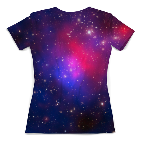 Заказать женскую футболку в Москве. Футболка с полной запечаткой (женская) Звезды космоса от THE_NISE  - готовые дизайны и нанесение принтов.