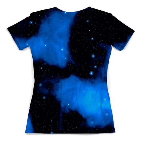 Заказать женскую футболку в Москве. Футболка с полной запечаткой (женская) Звездное небо от THE_NISE  - готовые дизайны и нанесение принтов.