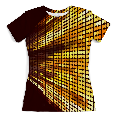 Заказать женскую футболку в Москве. Футболка с полной запечаткой (женская) абстракция от THE_NISE  - готовые дизайны и нанесение принтов.