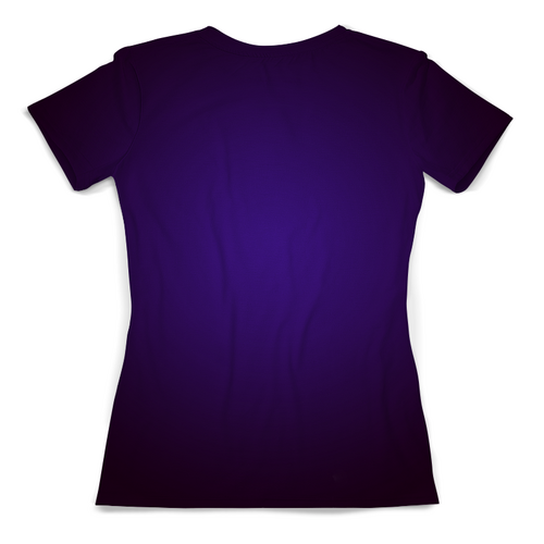 Заказать женскую футболку в Москве. Футболка с полной запечаткой (женская) Кошачья ночь  от T-shirt print  - готовые дизайны и нанесение принтов.