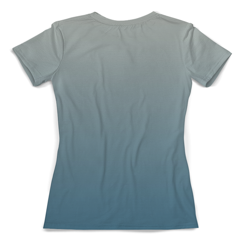 Заказать женскую футболку в Москве. Футболка с полной запечаткой (женская) Морское приключение от T-shirt print  - готовые дизайны и нанесение принтов.