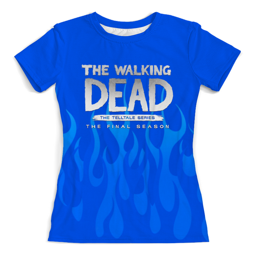 Заказать женскую футболку в Москве. Футболка с полной запечаткой (женская) The Walking Dead от THE_NISE  - готовые дизайны и нанесение принтов.