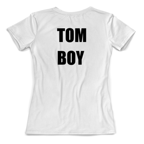 Заказать женскую футболку в Москве. Футболка с полной запечаткой (женская) TOMBOY RUBY ROSE от td-1991@yandex.ru - готовые дизайны и нанесение принтов.