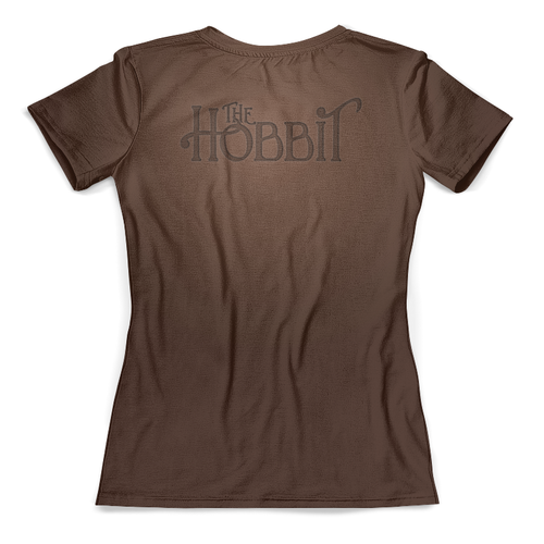 Заказать женскую футболку в Москве. Футболка с полной запечаткой (женская) The Hobbit от balden - готовые дизайны и нанесение принтов.