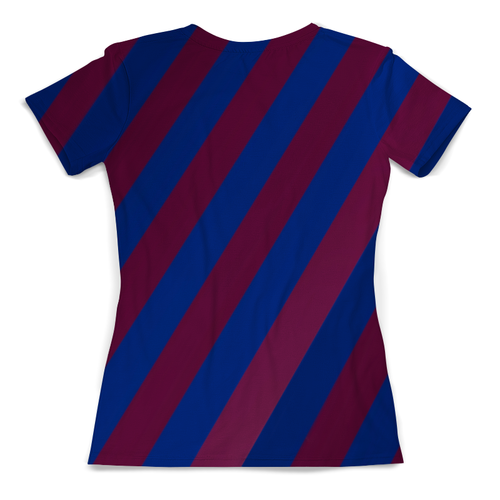 Заказать женскую футболку в Москве. Футболка с полной запечаткой (женская) Lionel  Messi (1) от T-shirt print  - готовые дизайны и нанесение принтов.