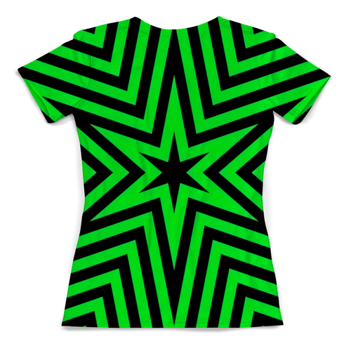 Заказать женскую футболку в Москве. Футболка с полной запечаткой (женская) Звезда от THE_NISE  - готовые дизайны и нанесение принтов.