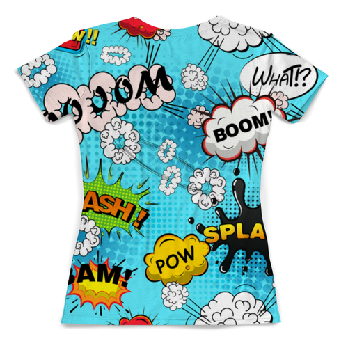 Заказать женскую футболку в Москве. Футболка с полной запечаткой (женская) Bang Boom от THE_NISE  - готовые дизайны и нанесение принтов.