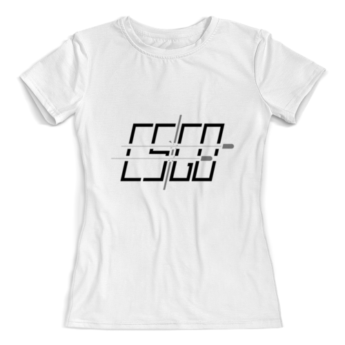 Заказать женскую футболку в Москве. Футболка с полной запечаткой (женская) CS GO 2 от bd-art  - готовые дизайны и нанесение принтов.