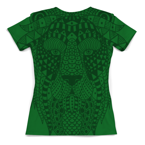 Заказать женскую футболку в Москве. Футболка с полной запечаткой (женская) Сборная Сенегала от geekbox - готовые дизайны и нанесение принтов.