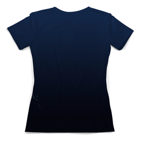Заказать женскую футболку в Москве. Футболка с полной запечаткой (женская) Акула зомби от T-shirt print  - готовые дизайны и нанесение принтов.