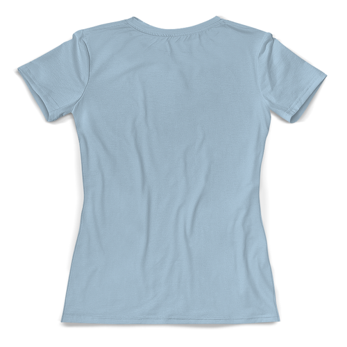 Заказать женскую футболку в Москве. Футболка с полной запечаткой (женская) Девушка с арбузом от T-shirt print  - готовые дизайны и нанесение принтов.