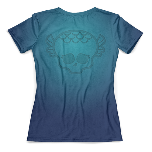 Заказать женскую футболку в Москве. Футболка с полной запечаткой (женская) LagoonaBlue от balden - готовые дизайны и нанесение принтов.