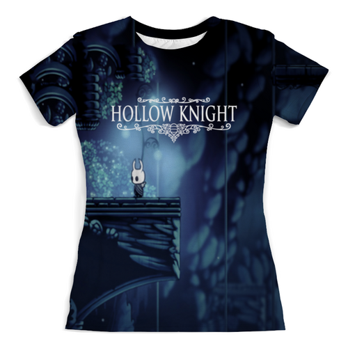 Заказать женскую футболку в Москве. Футболка с полной запечаткой (женская) Hollow Knight от THE_NISE  - готовые дизайны и нанесение принтов.