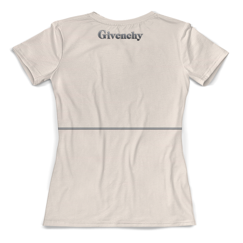 Заказать женскую футболку в Москве. Футболка с полной запечаткой (женская) Givenchy от balden - готовые дизайны и нанесение принтов.