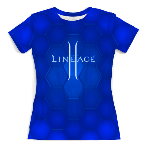 Заказать женскую футболку в Москве. Футболка с полной запечаткой (женская) Lineage от THE_NISE  - готовые дизайны и нанесение принтов.