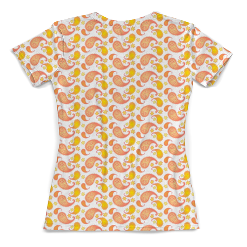 Очаровательный декор футболки цветами из органзы