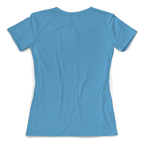Заказать женскую футболку в Москве. Футболка с полной запечаткой (женская) Облака от THE_NISE  - готовые дизайны и нанесение принтов.