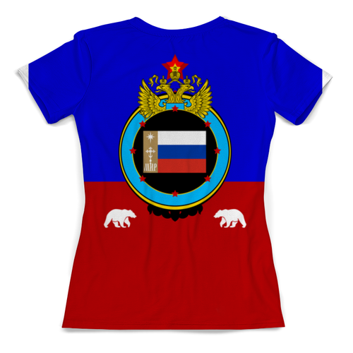 Заказать женскую футболку в Москве. Футболка с полной запечаткой (женская) Миру - Мир от MERLINAVE - готовые дизайны и нанесение принтов.