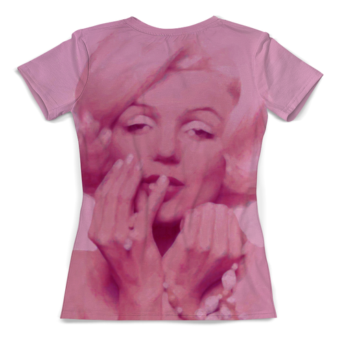 Заказать женскую футболку в Москве. Футболка с полной запечаткой (женская) Marilyn Monroe от avagardner - готовые дизайны и нанесение принтов.