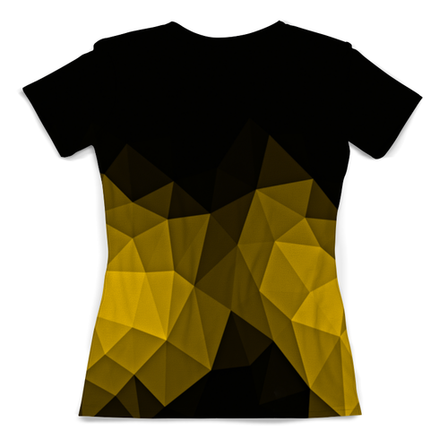 Заказать женскую футболку в Москве. Футболка с полной запечаткой (женская) Черно-желтый от THE_NISE  - готовые дизайны и нанесение принтов.