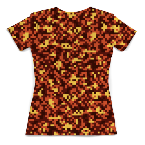 Заказать женскую футболку в Москве. Футболка с полной запечаткой (женская) Grunge Pixel от THE_NISE  - готовые дизайны и нанесение принтов.