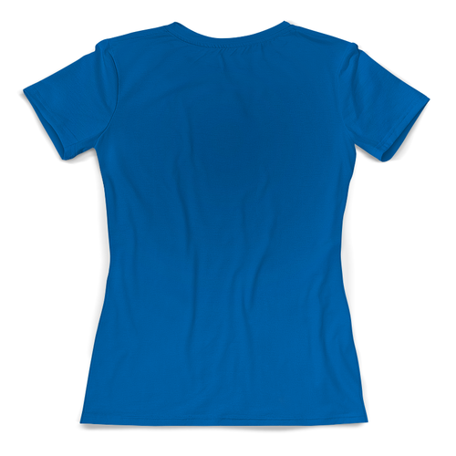 Заказать женскую футболку в Москве. Футболка с полной запечаткой (женская) Долой диету! от T-shirt print  - готовые дизайны и нанесение принтов.