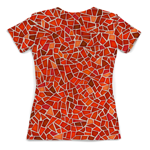 Заказать женскую футболку в Москве. Футболка с полной запечаткой (женская) Мозаика от THE_NISE  - готовые дизайны и нанесение принтов.