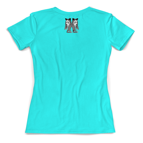 Заказать женскую футболку в Москве. Футболка с полной запечаткой (женская) Cute alien от Kelli Relli - готовые дизайны и нанесение принтов.