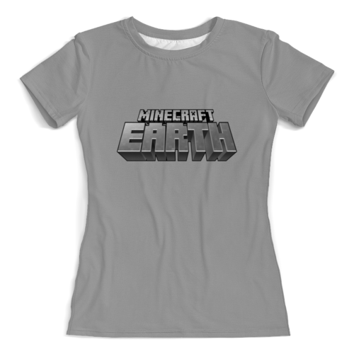 Заказать женскую футболку в Москве. Футболка с полной запечаткой (женская) Minecraft от THE_NISE  - готовые дизайны и нанесение принтов.