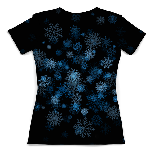 Заказать женскую футболку в Москве. Футболка с полной запечаткой (женская) Новый год от THE_NISE  - готовые дизайны и нанесение принтов.