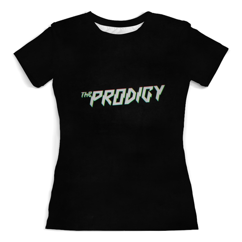 Заказать женскую футболку в Москве. Футболка с полной запечаткой (женская) The Prodigy от weeert - готовые дизайны и нанесение принтов.