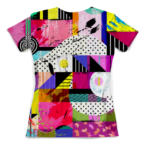 Заказать женскую футболку в Москве. Футболка с полной запечаткой (женская) Pop Art  от THE_NISE  - готовые дизайны и нанесение принтов.