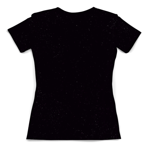 Заказать женскую футболку в Москве. Футболка с полной запечаткой (женская) Карманная вселенная от ISliM - готовые дизайны и нанесение принтов.
