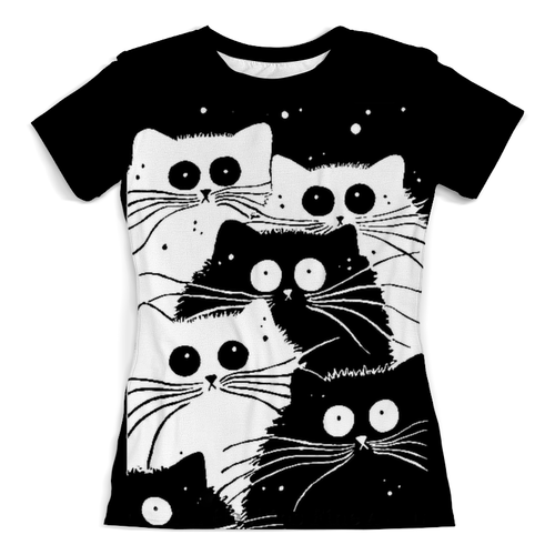 Кошки на футболках