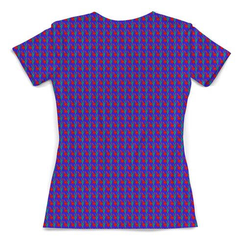 Заказать женскую футболку в Москве. Футболка с полной запечаткой (женская) Красные лилии от Лана  - готовые дизайны и нанесение принтов.