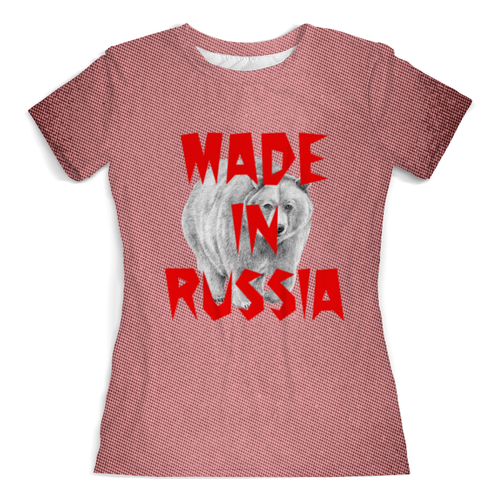 Заказать женскую футболку в Москве. Футболка с полной запечаткой (женская) Зверь от THE_NISE  - готовые дизайны и нанесение принтов.