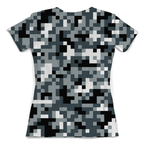 Заказать женскую футболку в Москве. Футболка с полной запечаткой (женская) Urban camouflage от THE_NISE  - готовые дизайны и нанесение принтов.