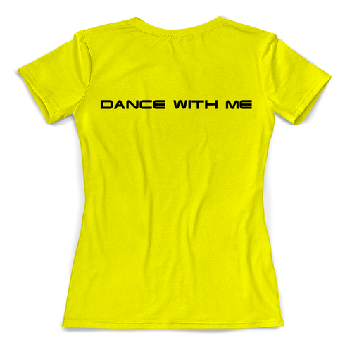 Заказать женскую футболку в Москве. Футболка с полной запечаткой (женская) Dance With Me от Vladec11 - готовые дизайны и нанесение принтов.