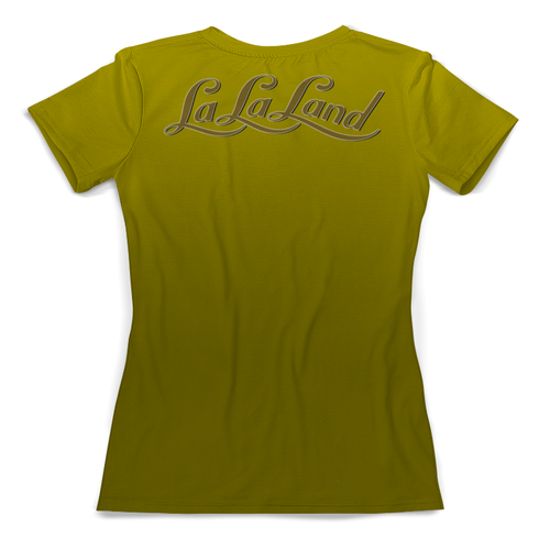 Заказать женскую футболку в Москве. Футболка с полной запечаткой (женская) La La Land от balden - готовые дизайны и нанесение принтов.