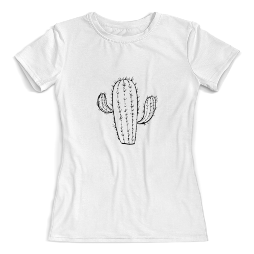 Заказать женскую футболку в Москве. Футболка с полной запечаткой (женская) кактус от THE_NISE  - готовые дизайны и нанесение принтов.
