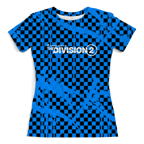 Заказать женскую футболку в Москве. Футболка с полной запечаткой (женская) Division 2 от THE_NISE  - готовые дизайны и нанесение принтов.