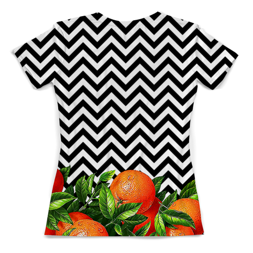 Заказать женскую футболку в Москве. Футболка с полной запечаткой (женская) Fruits Design от balden - готовые дизайны и нанесение принтов.