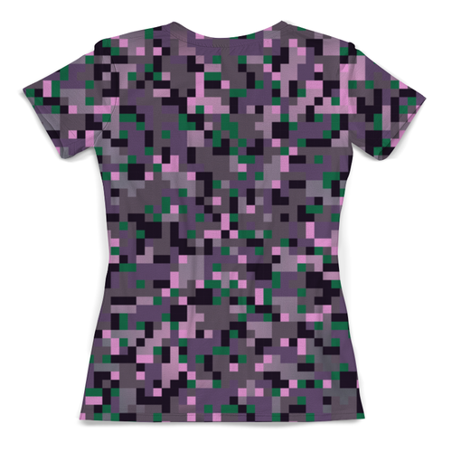 Заказать женскую футболку в Москве. Футболка с полной запечаткой (женская) Fashion camouflage от THE_NISE  - готовые дизайны и нанесение принтов.