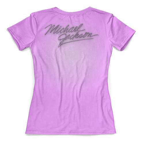 Заказать женскую футболку в Москве. Футболка с полной запечаткой (женская) Michael Jackson от balden - готовые дизайны и нанесение принтов.