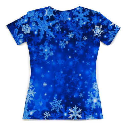 Заказать женскую футболку в Москве. Футболка с полной запечаткой (женская) Christmas от ZVER  - готовые дизайны и нанесение принтов.
