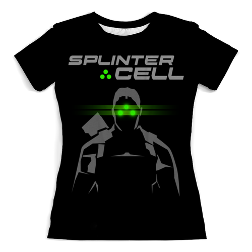 Заказать женскую футболку в Москве. Футболка с полной запечаткой (женская) Splinter Cell от geekbox - готовые дизайны и нанесение принтов.