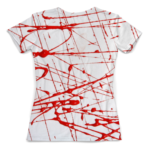 Заказать женскую футболку в Москве. Футболка с полной запечаткой (женская) Краска от RED'S - готовые дизайны и нанесение принтов.