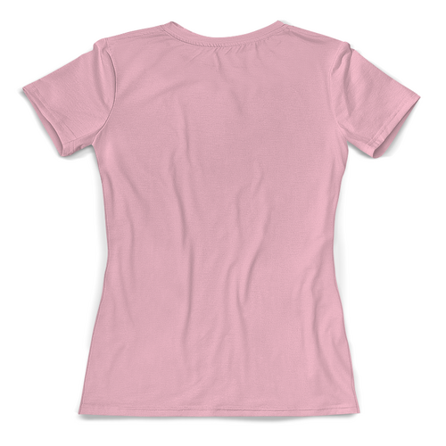 Заказать женскую футболку в Москве. Футболка с полной запечаткой (женская) Розовая Фасолька от MariYang  - готовые дизайны и нанесение принтов.