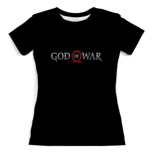 Заказать женскую футболку в Москве. Футболка с полной запечаткой (женская) God of War от THE_NISE  - готовые дизайны и нанесение принтов.
